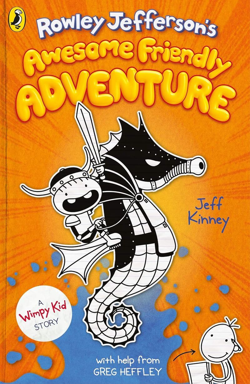 Rowley Jefferson’s Awesome Friendly Adventure — Jeff Kinney (Hardcover / Paperback / Illustrated)
