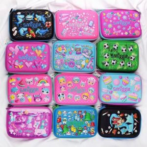Smiggle Style 3D EVA Hardtop Pencil Case for Kids – Multiple Designs