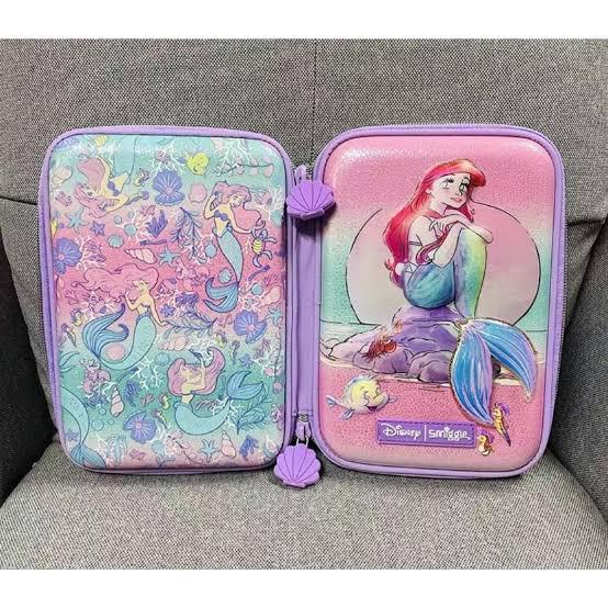 Smiggle x Disney Ariel Hardtop Pencil Case – The Little Mermaid Edition