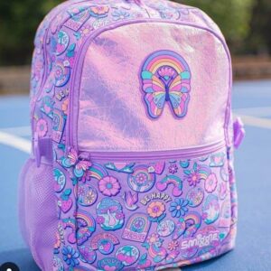 Smiggle Rainbow Butterfly Plush Backpack – Cute & Colorful Design for Kids