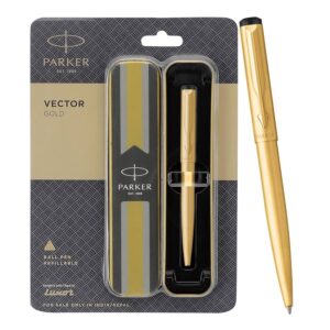 Parker Vector Gold GT Rollerball Pen (Blue)